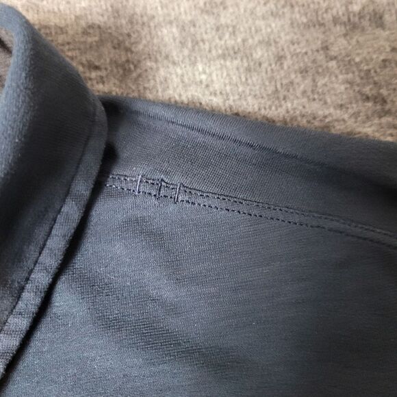 Lululemon Polo Shirt Mens Size M Blue Performance Short Sleeve Button - Picture 6 of 11